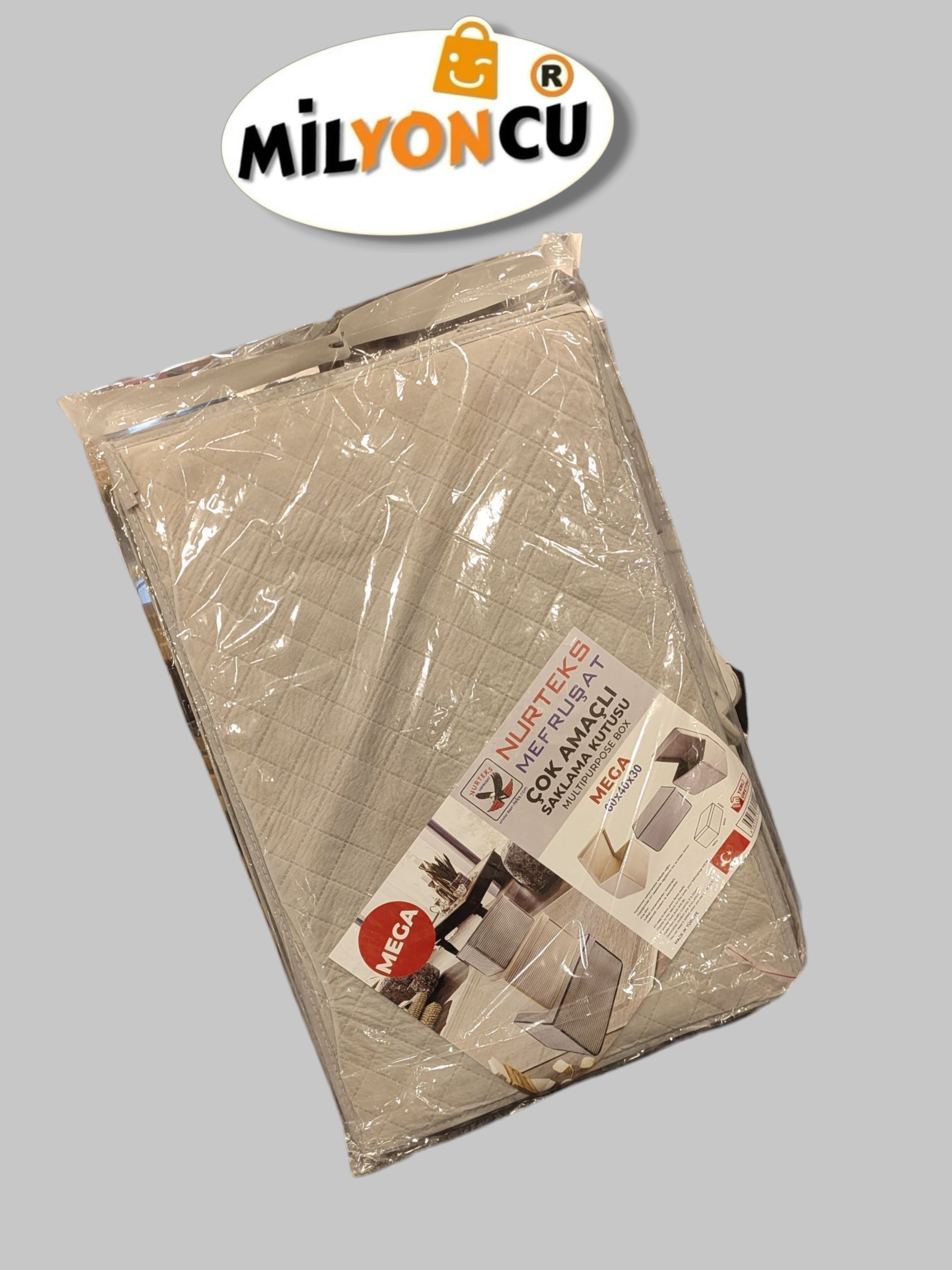 NURTEX ÇOK AMAÇLI SAKLAMA KUTUSU MEGA BOY - Görsel 2