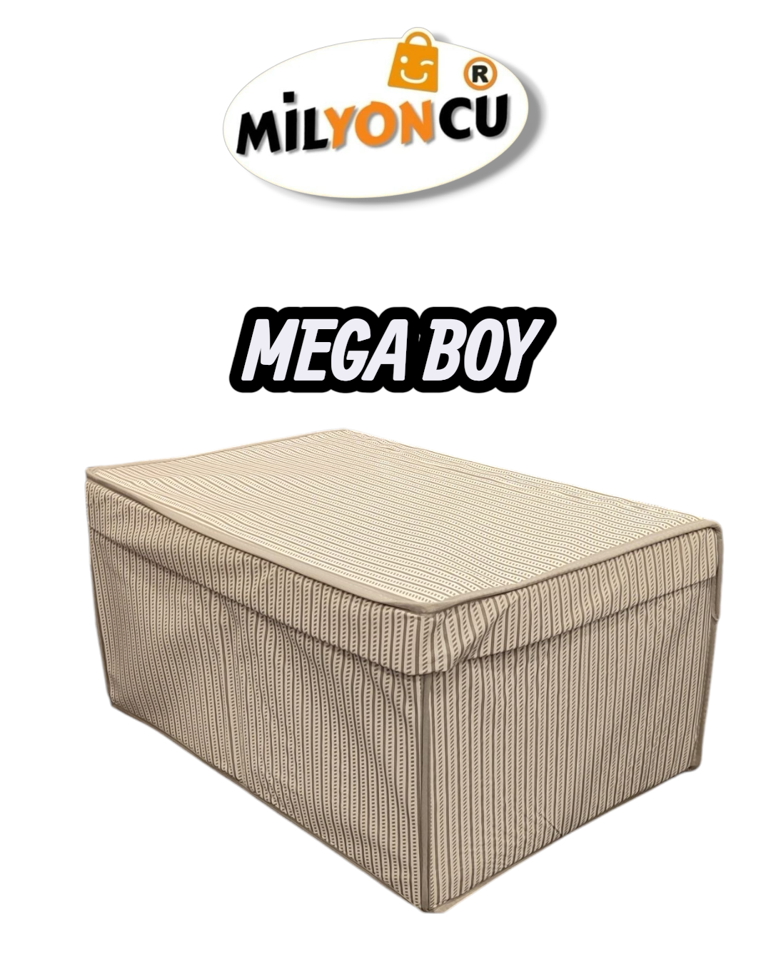 NURTEX ÇOK AMAÇLI SAKLAMA KUTUSU MEGA BOY