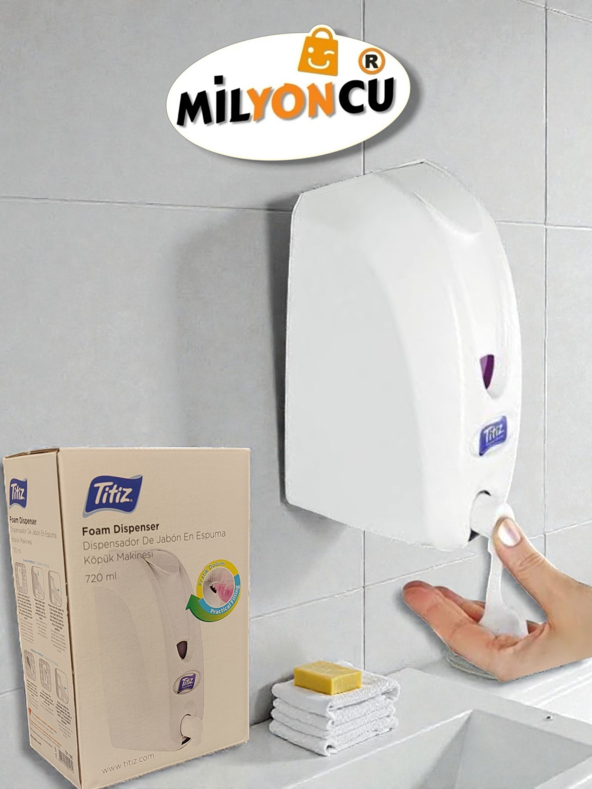 TİTİZ KÖPÜK SABUN MAKİNESİ