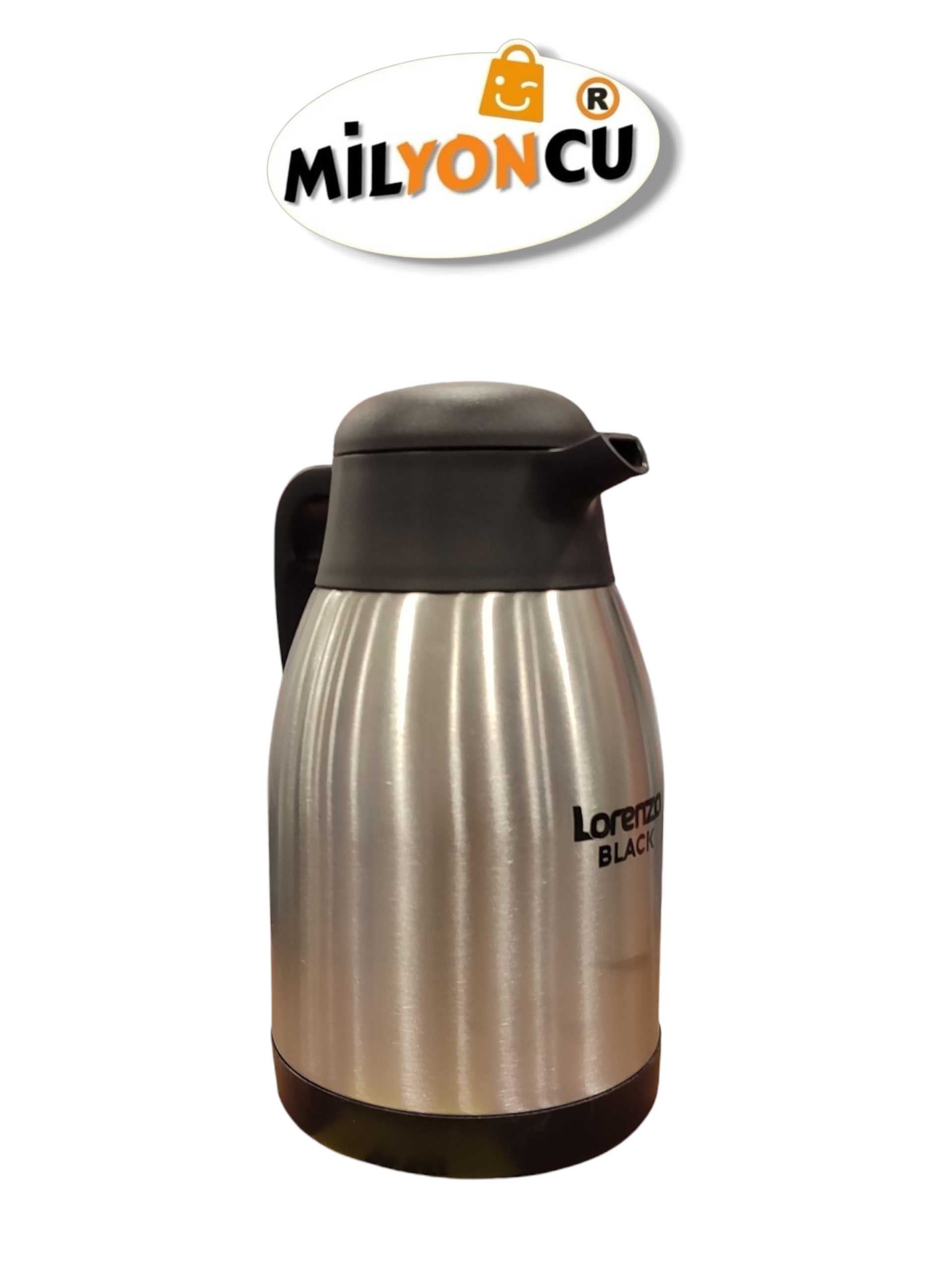 LORENZO PASLANMAZ ÇELİK TERMOS 2 LİTRE