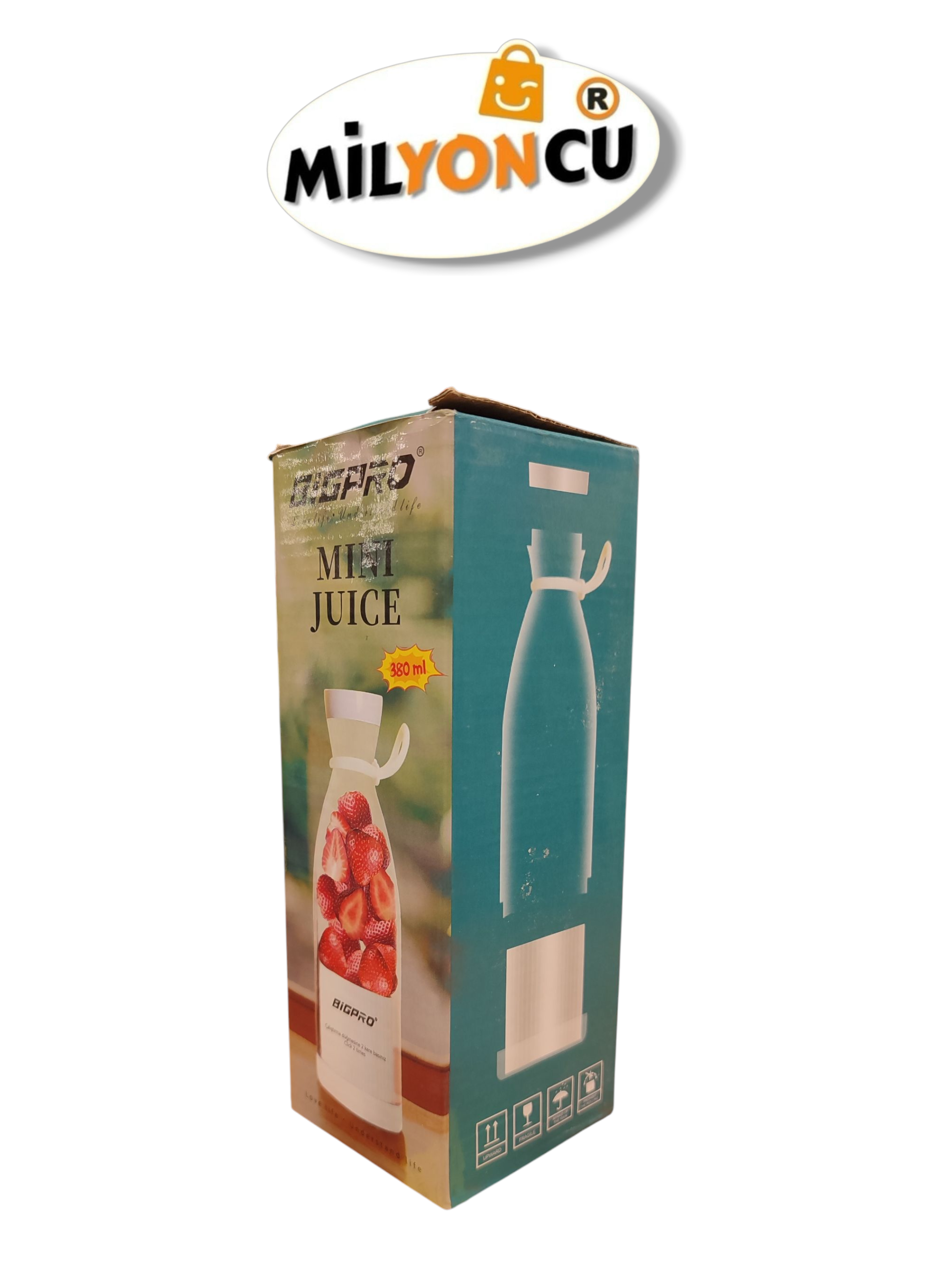 MİNİ SARJLI SMOOTHIE BLENDER 380 ML - Görsel 2