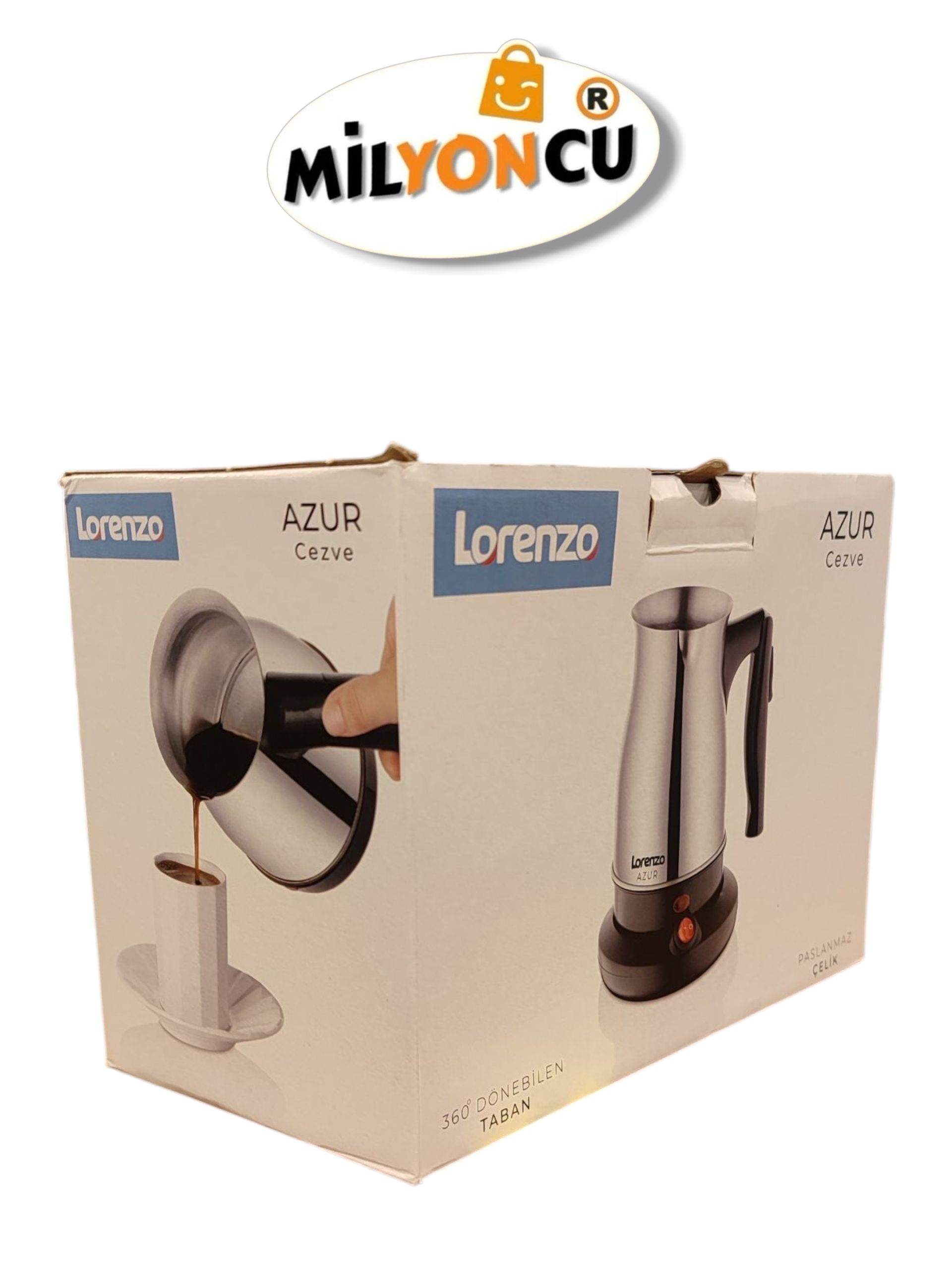 LORENZO AZUR SERAF KATLANABİLİR ELEKTİRİKLİ CEZVE - Görsel 2