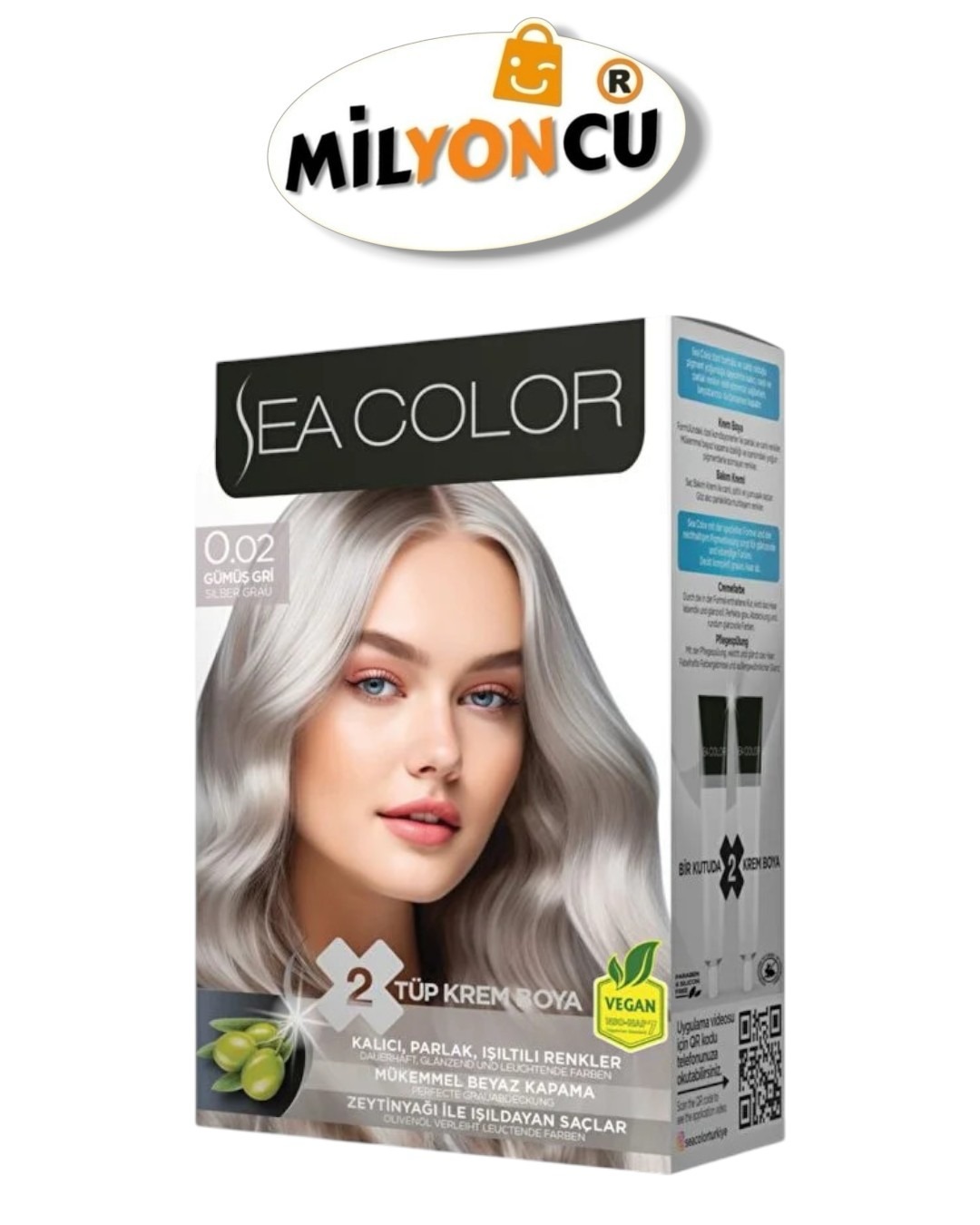 SEA COLOR 0.02 GÜMÜŞ GRİ