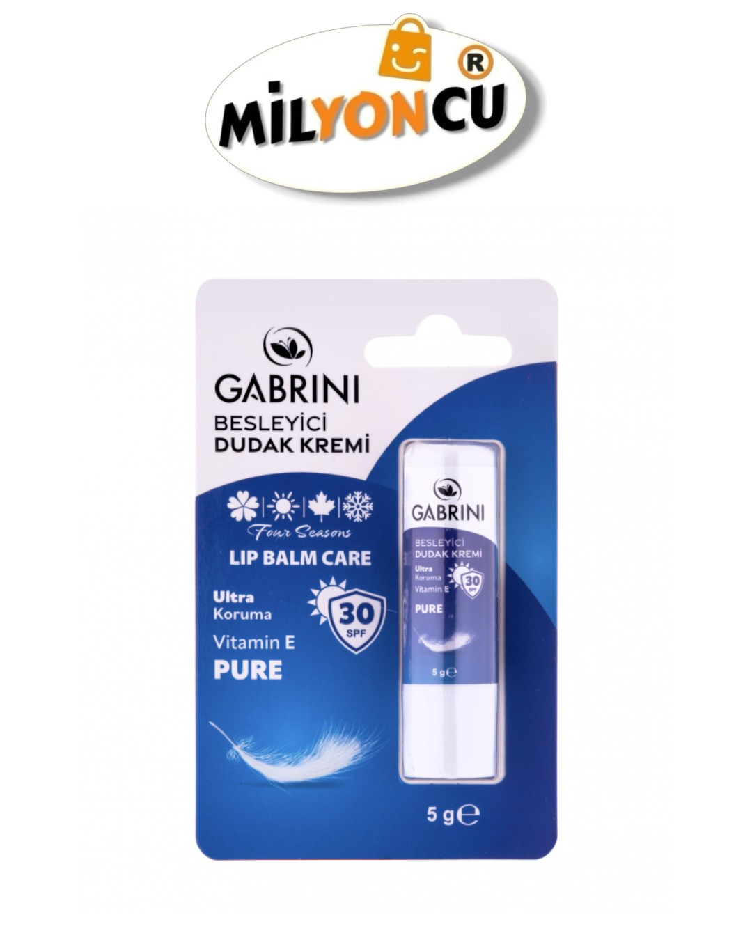 GABRINI BESLEYİCİ SAF DUDAK KREMİ