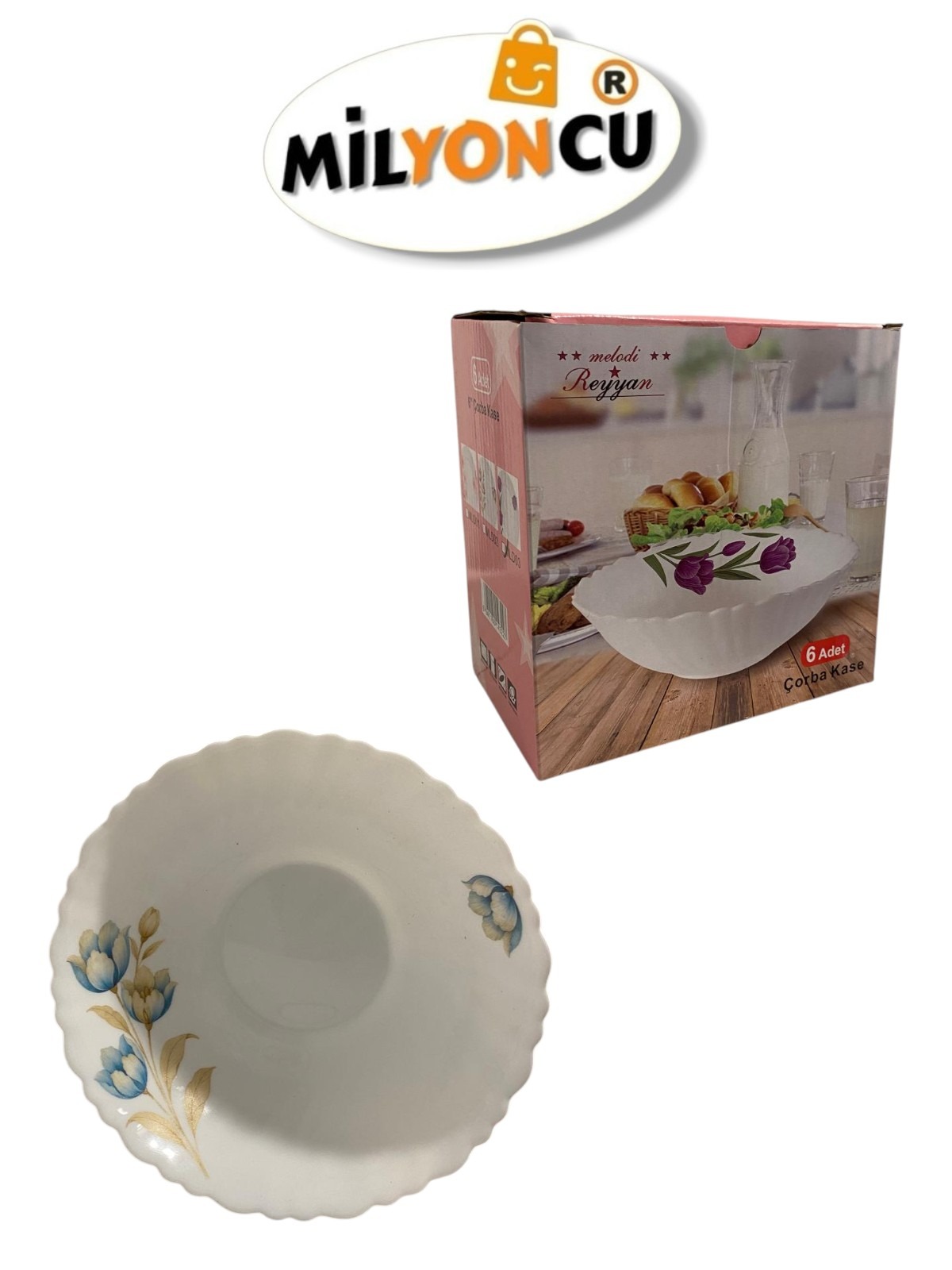 REYYAN 6’LI ÇORBA KASE 15 CM MLD02