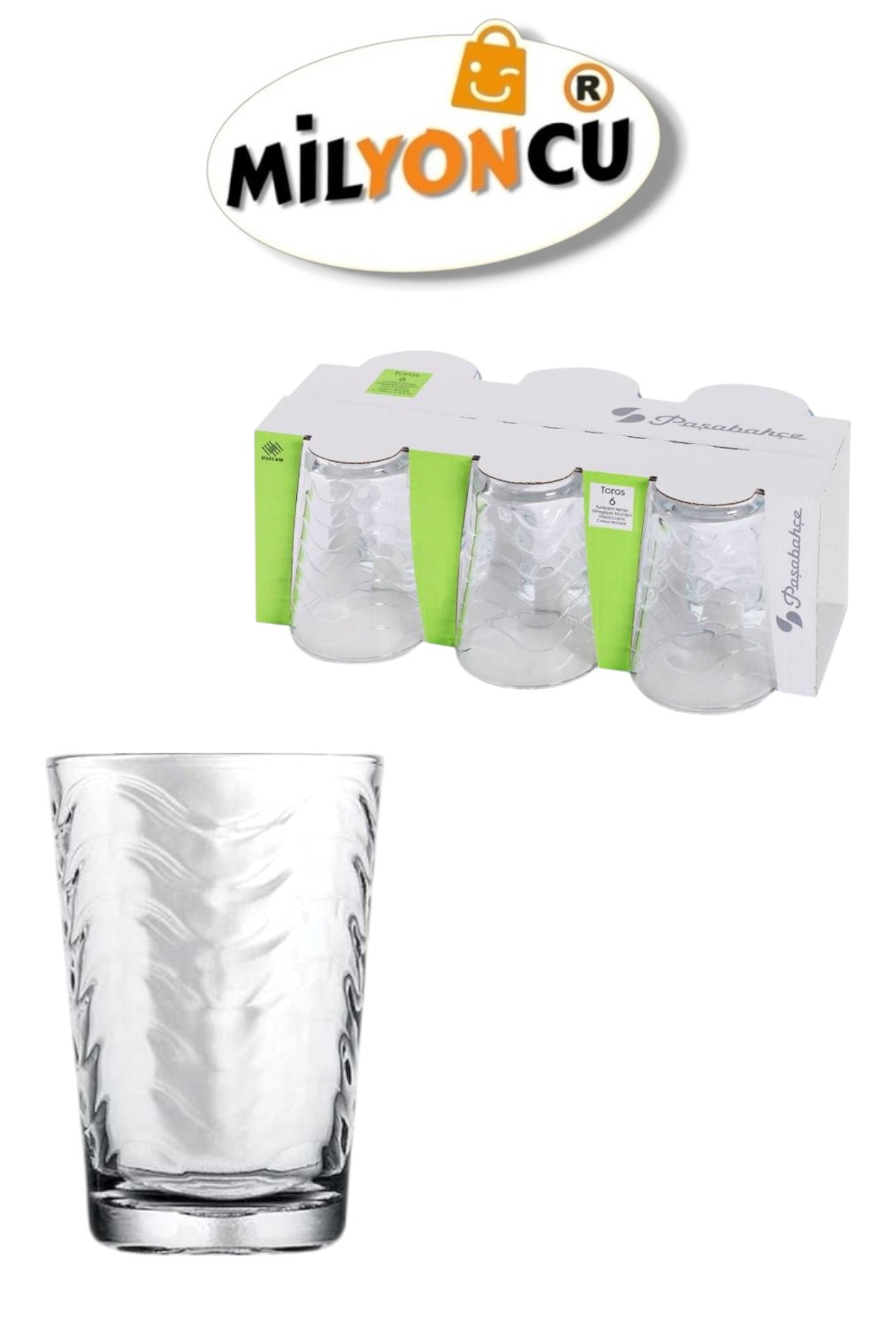 PAŞABAHÇE TOROS 6'LI BARDAK SETİ