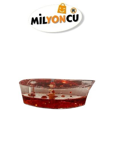 SEVGİLİ TEMALI PLASTİK BATMAYAN GEMİ BİBLO (DG-20)