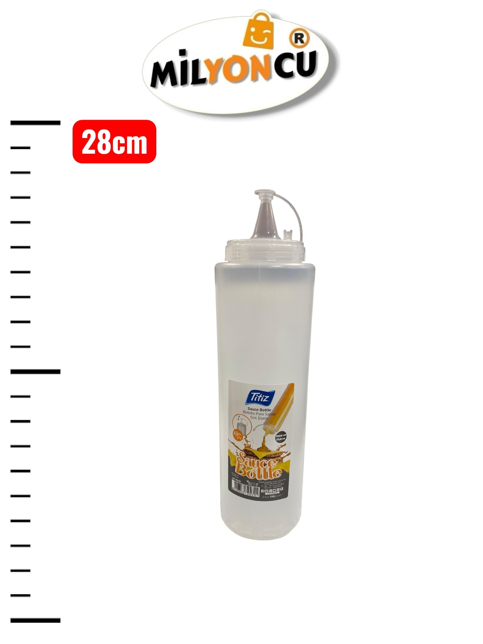 TİTİZ PLASTİK SOSLUK ŞİŞESİ AP-9031