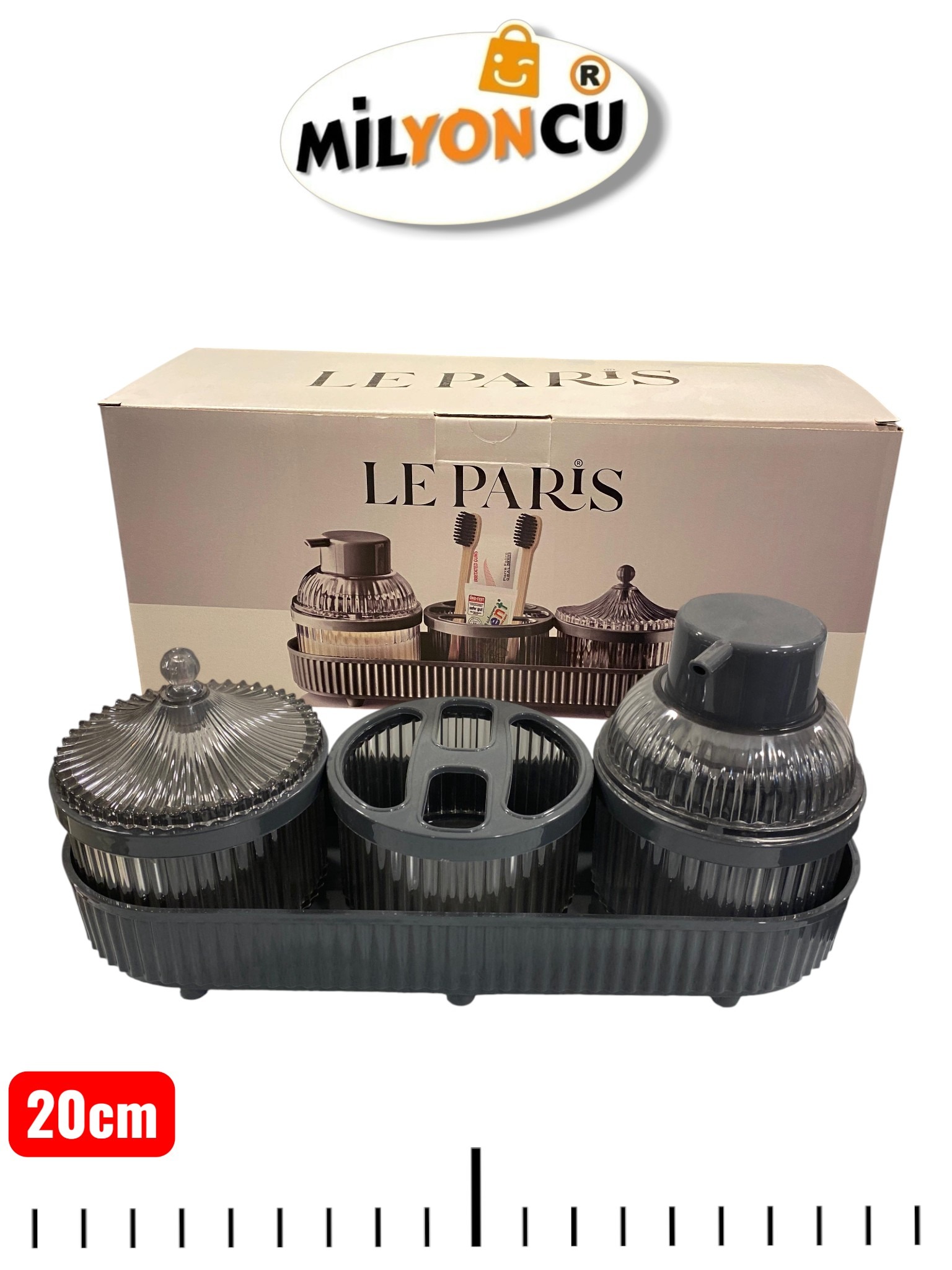 LE PARİS TEPSİLİ LAVABO ÜSTÜ SET