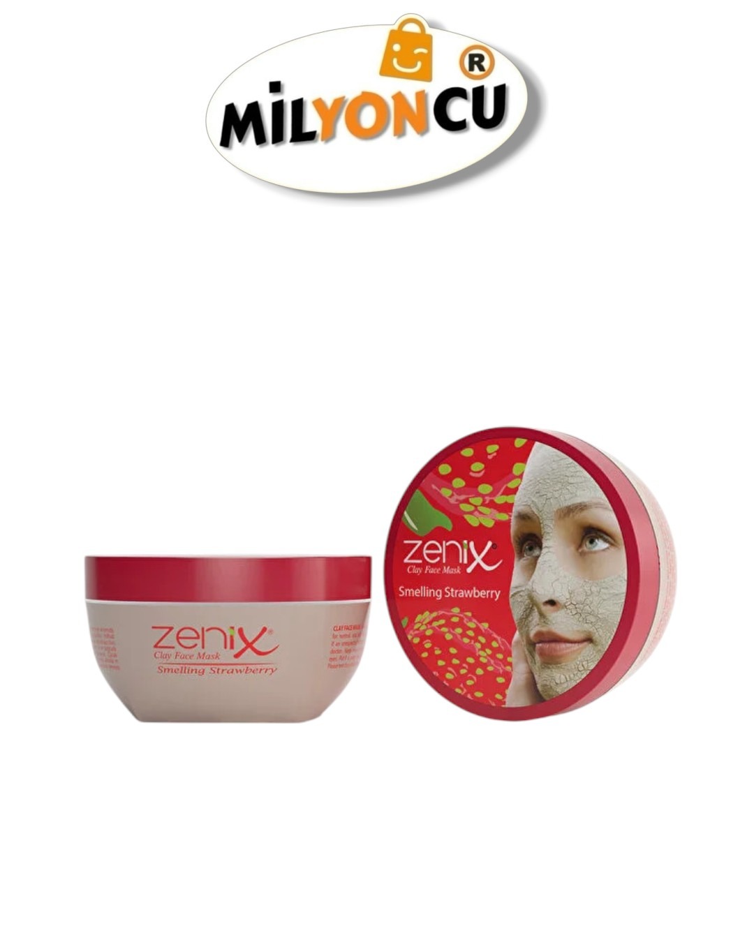 ZENİX ÇİLEK AROMALI KİL MASKESİ 350 GR